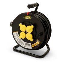 Enrouleur de câbles Stak REELHD 40 m 3 x 1,5 mm 4 Prises