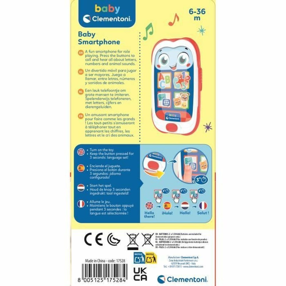 Téléphone-jouet Clementoni Baby