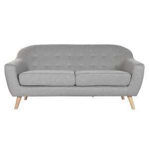 Canapé Home ESPRIT Gris Crème Naturel Scandi 172 x 82 x 82 cm