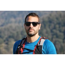 Unisex-Sonnenbrille Eagle WAVE Schwarz
