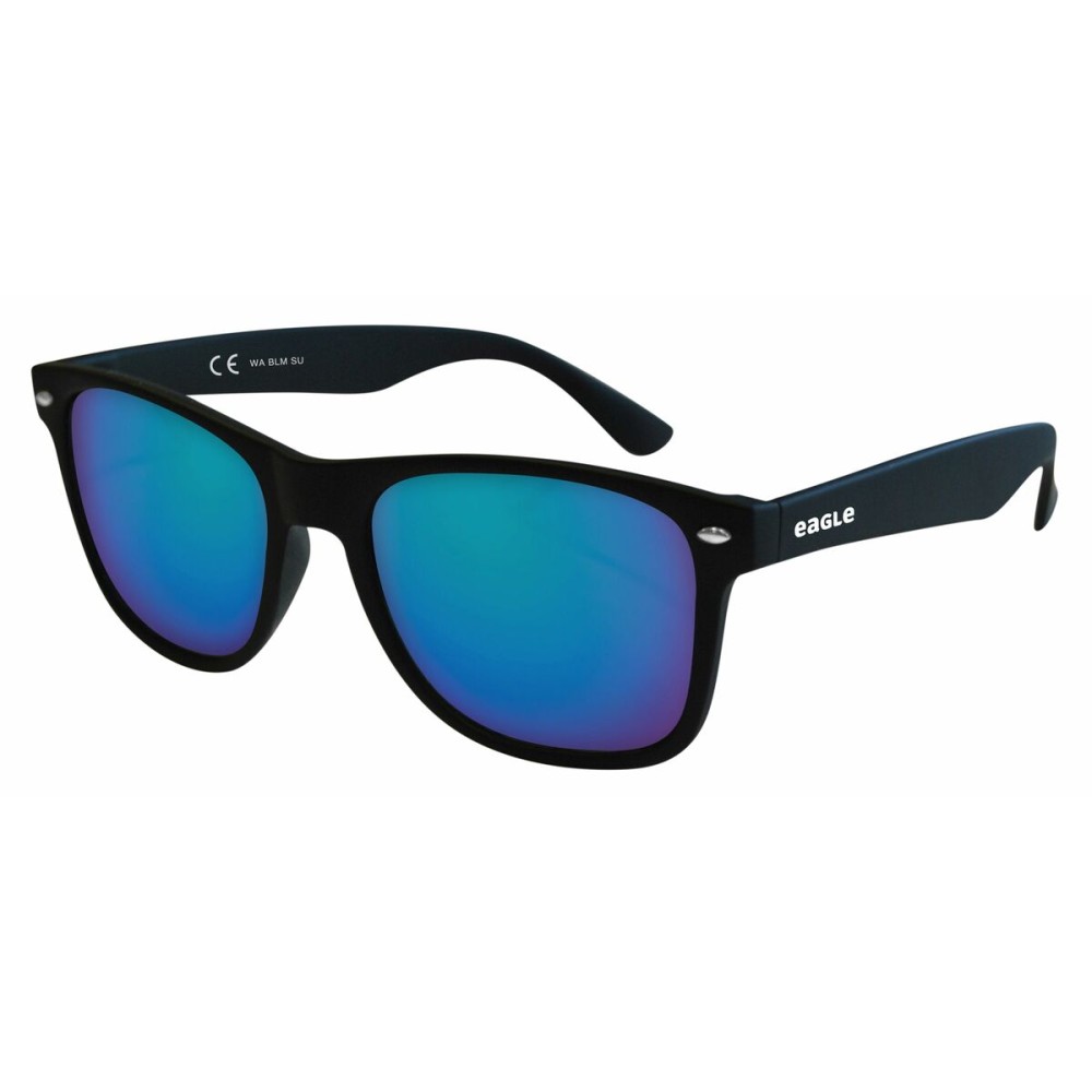 Unisex-Sonnenbrille Eagle WAVE Schwarz Spiegel