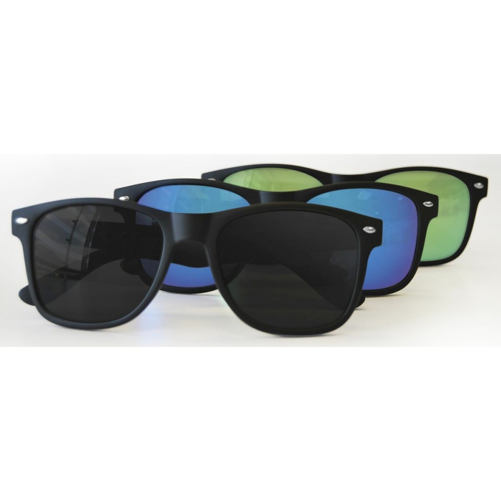 Unisex-Sonnenbrille Eagle WAVE Schwarz Spiegel