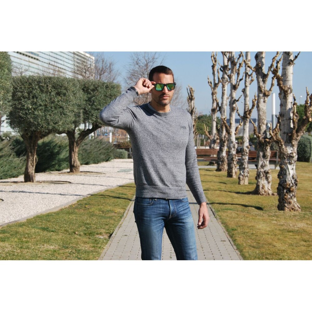 Unisex-Sonnenbrille Eagle WAVE Schwarz Spiegel