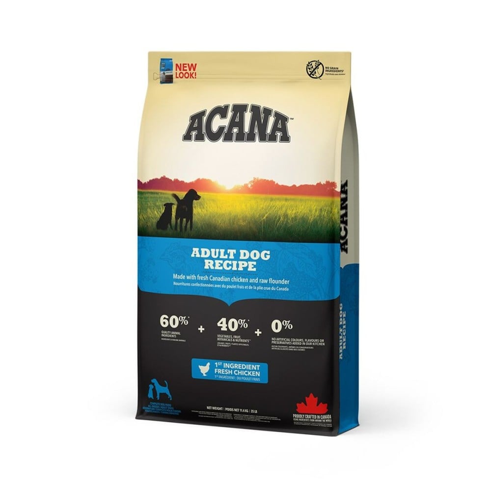 Futter Acana Dog TF Heritage Adult Erwachsener Huhn Truthahn Fisch 11,4 Kg 1 kg