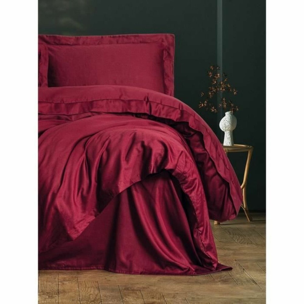 Bettbezug-Set Rot 220 x 240 cm