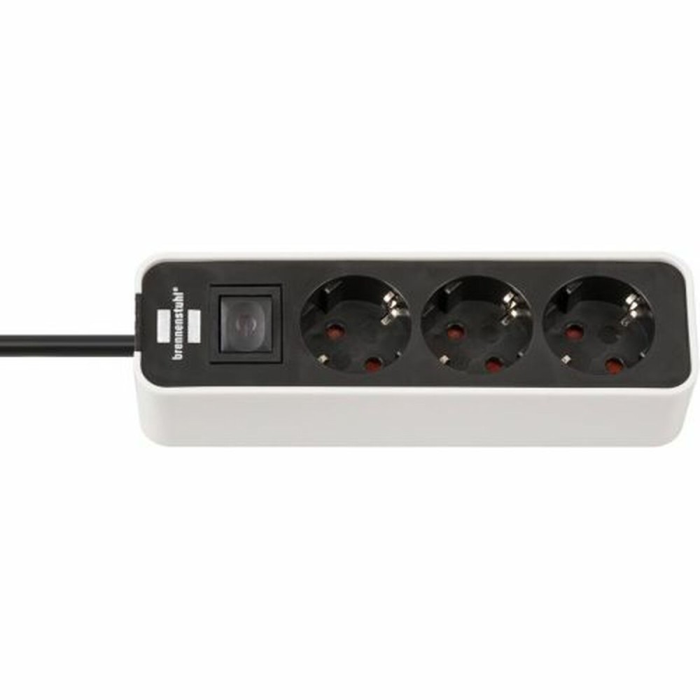 Rallonge 3 prises Schuko avec interrupteur Brennenstuhl Ecolor 3600 W (1,5 m)