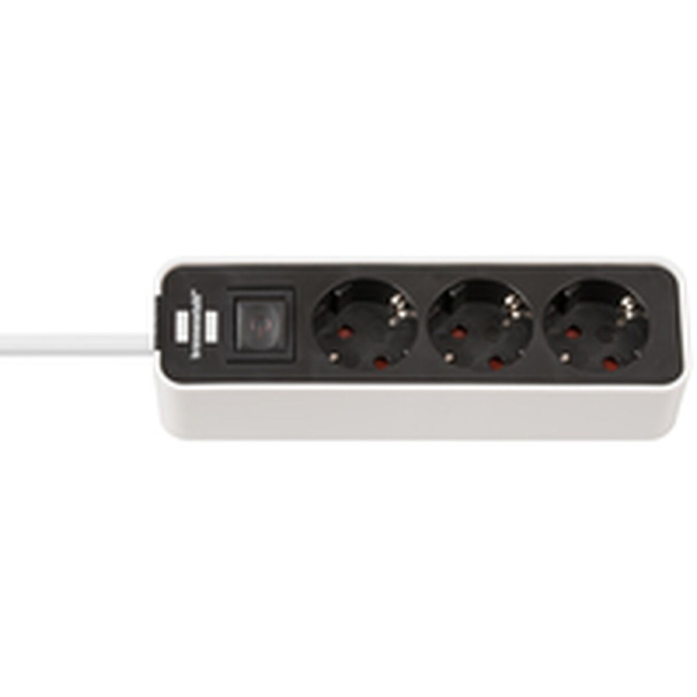 3-socket plugboard with power switch Brennenstuhl Ecolor 3600 W (1,5 m)