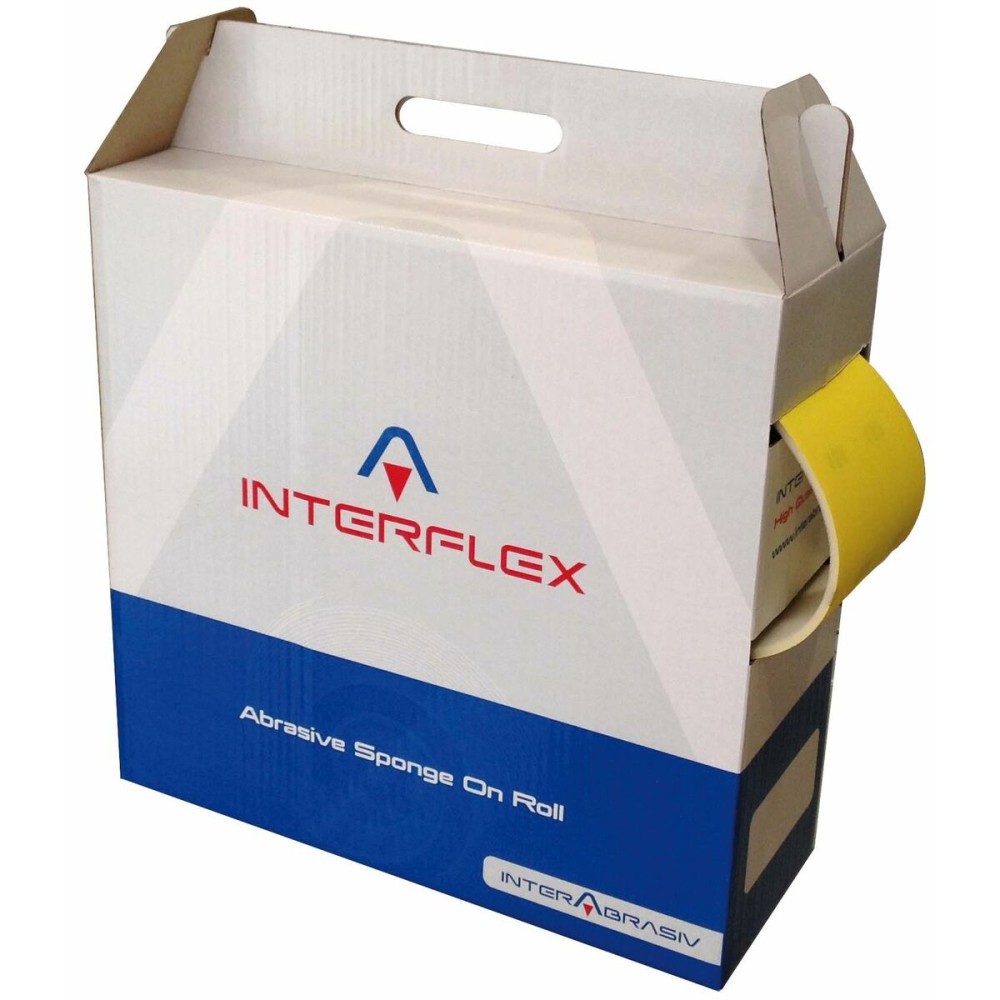 Sandpaper INTERFLEX Roll 25 m Yellow
