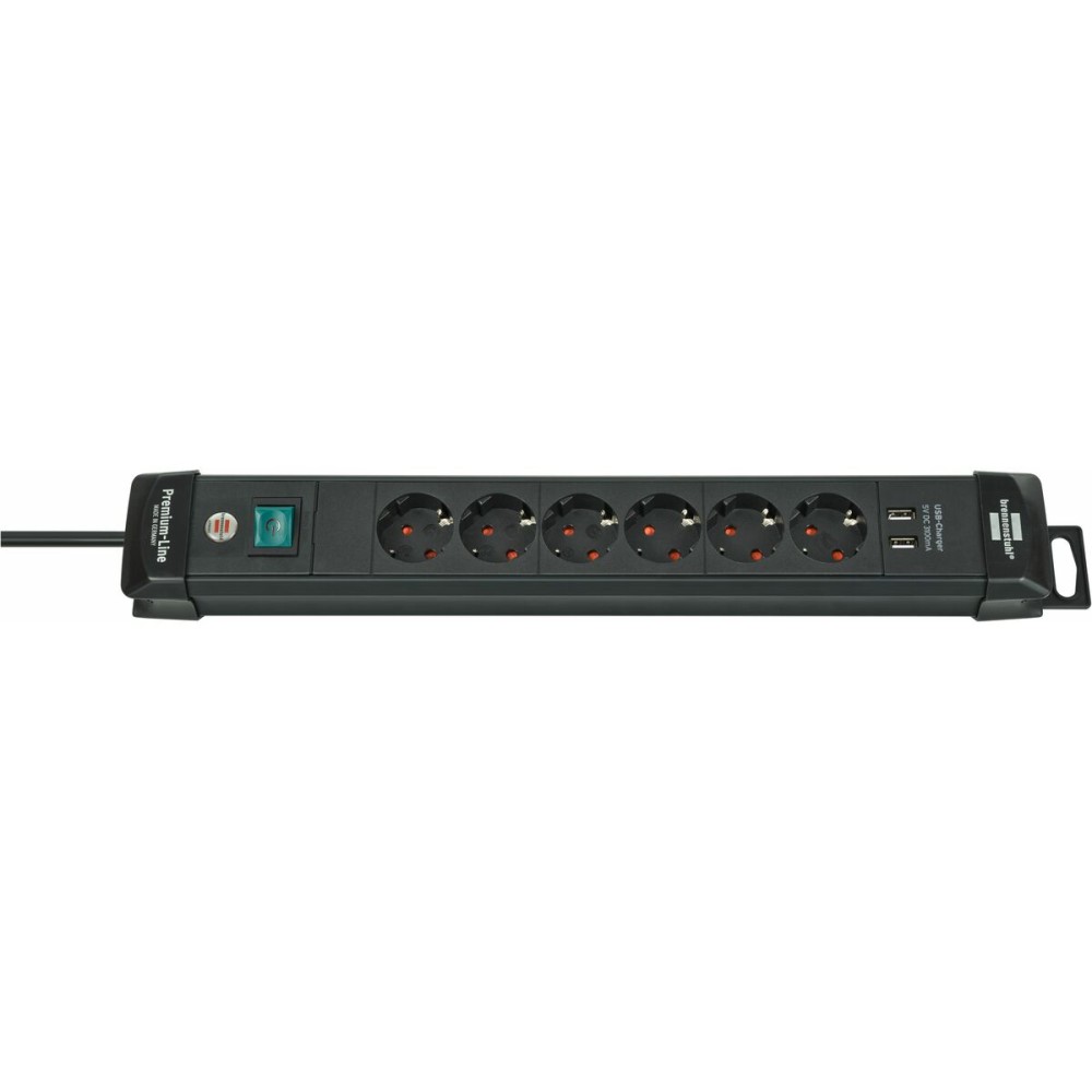 Multiprise 6 Prises avec Interrupteur Brennenstuhl Premium-Line 3600 W (3 m)