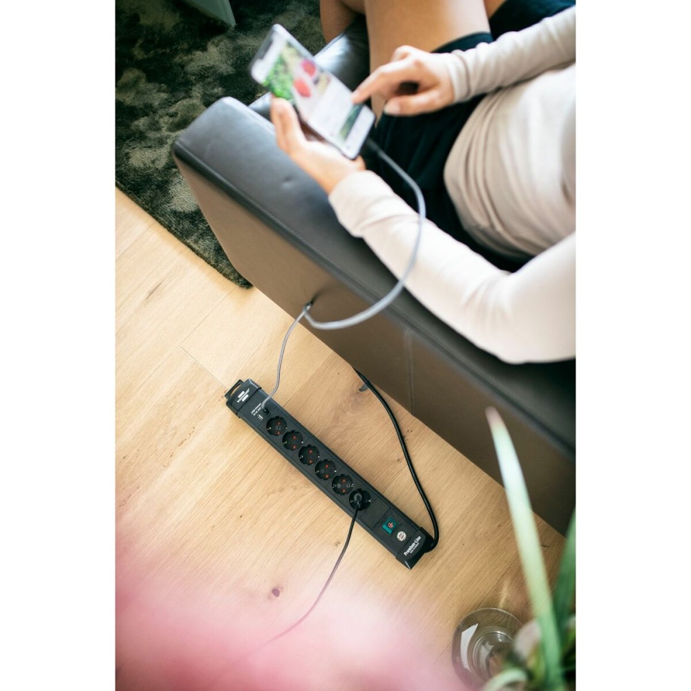 Power Socket - 6 Sockets with Switch Brennenstuhl Premium-Line 3600 W (3 m)