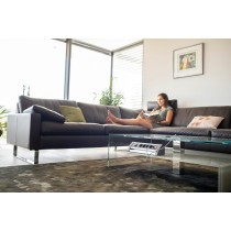 Steckdosenleiste mit 4 Steckdosen mit Schalter Brennenstuhl Alu-Office-Line 3600 W USB x 2 (1,8 m)