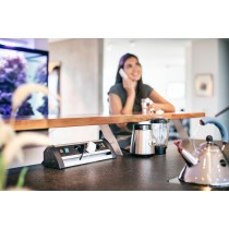 Rallonge 4 prises Schuko avec interrupteur Brennenstuhl Alu-Office-Line 3600 W USB x 2 (1,8 m)