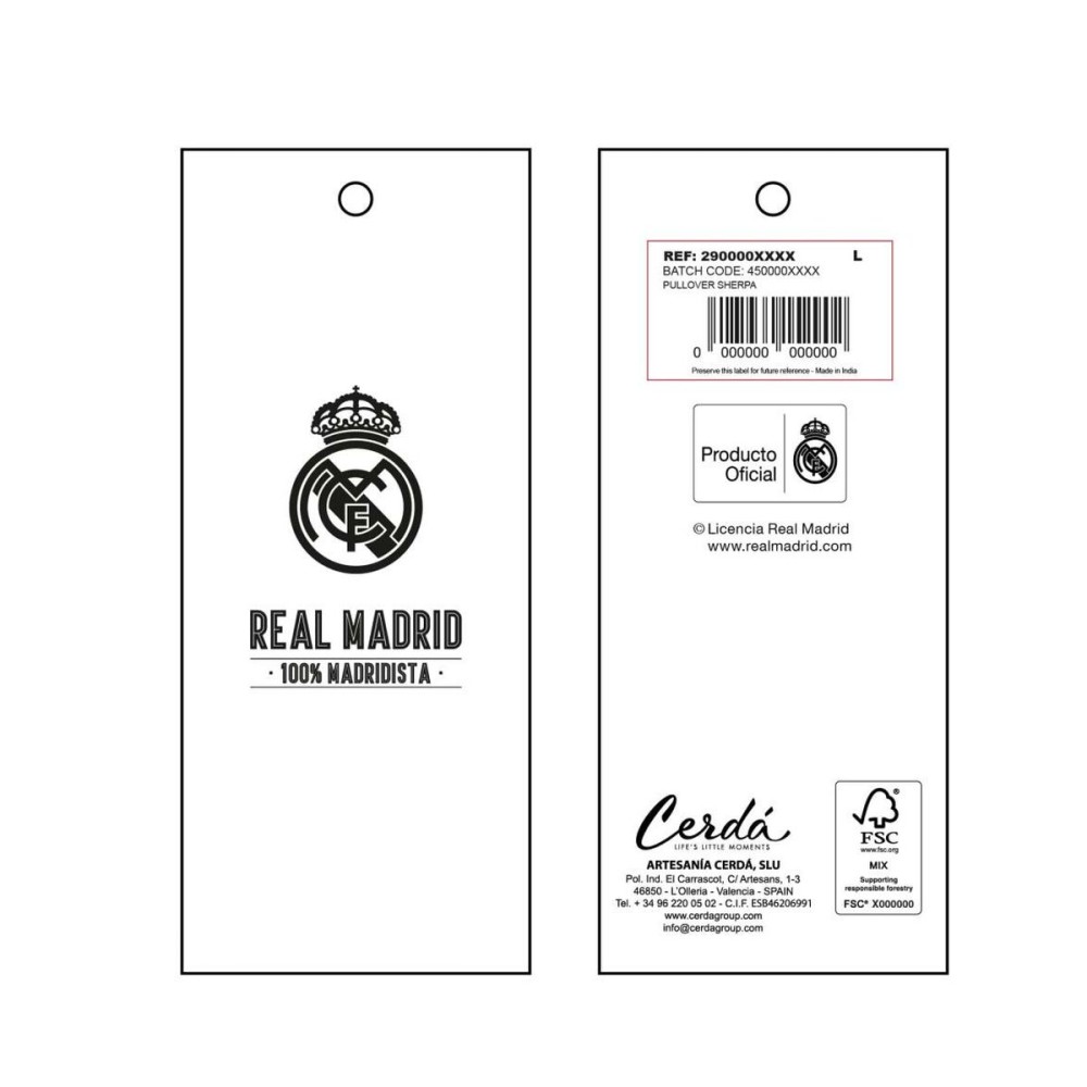 Pyjama Enfant Real Madrid C.F. Blanc