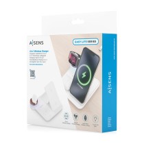 Cordless Charger Aisens ASCH-15W4WC061-W 15 W White