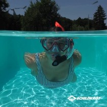 Masque de Plongée avec Tube Schildkröt Rouge Gris Taille unique