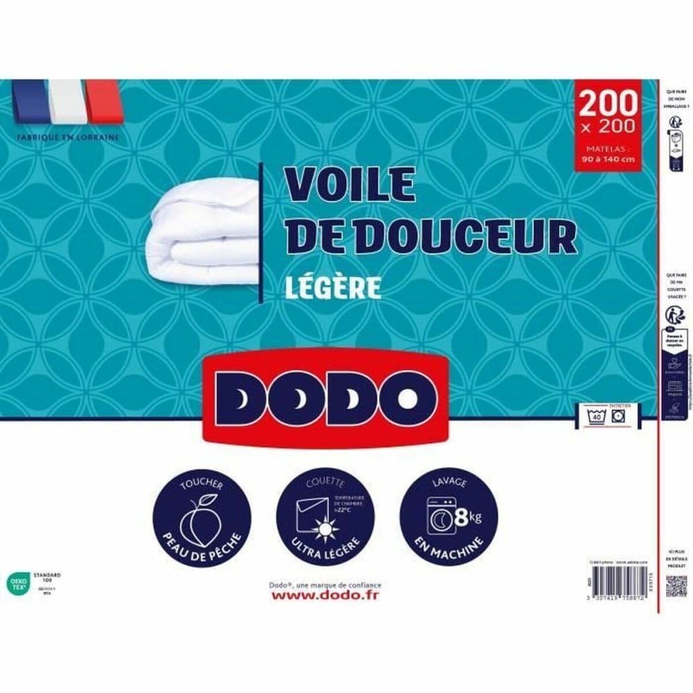 Bettdecke DODO VOILE DE DOUCEUR Weiß 100 g/m² 200 x 200 cm