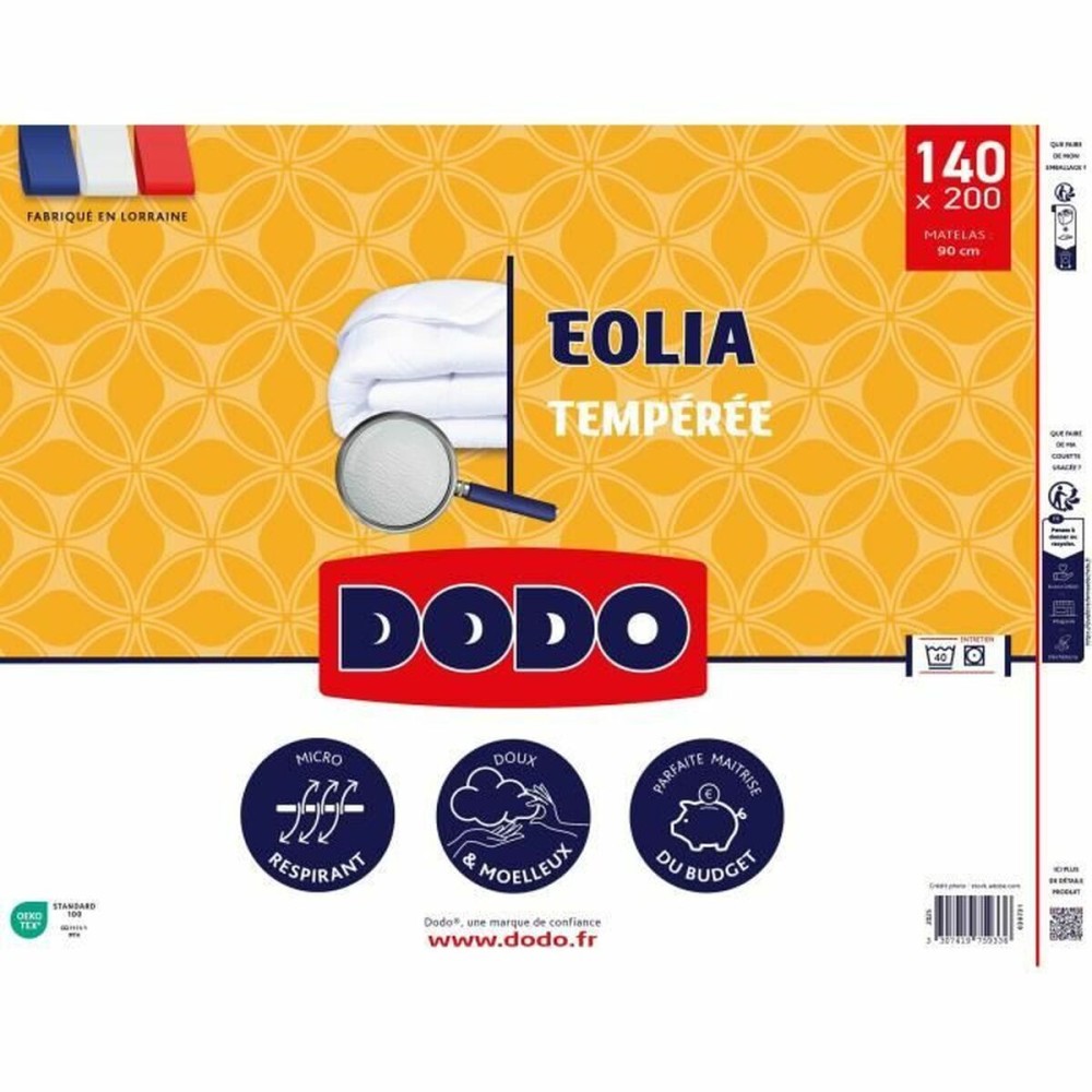 Bettdecke DODO EOLIA Weiß 300 g/m² 140 x 200 cm