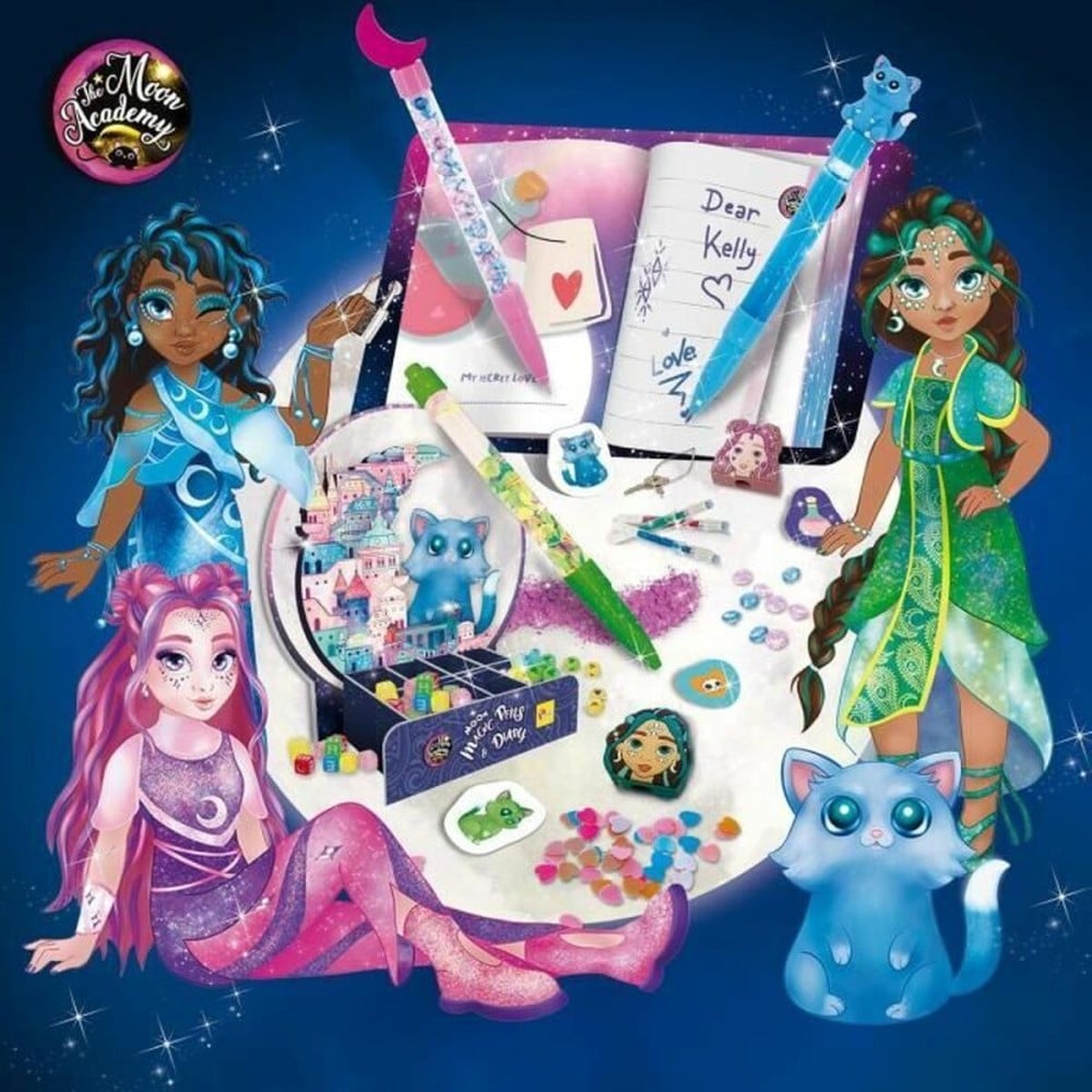 Tagebuch mit Zubehör Lisciani Giochi THE MOON ACADEMY Bunt