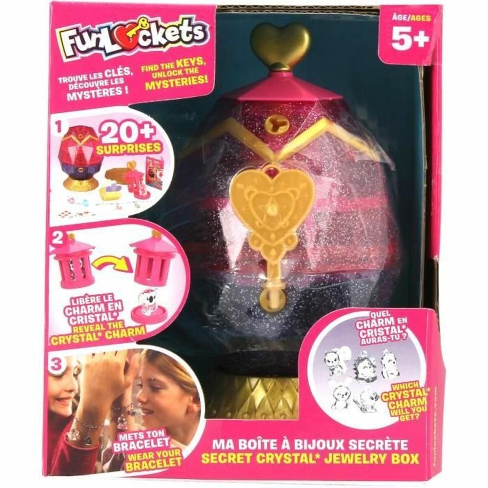 Boîte à bijoux Funlockets Multicouleur Plastique
