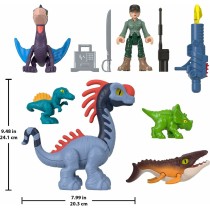 Playset Imaginext Jurassic World Multicouleur 10 Pièces