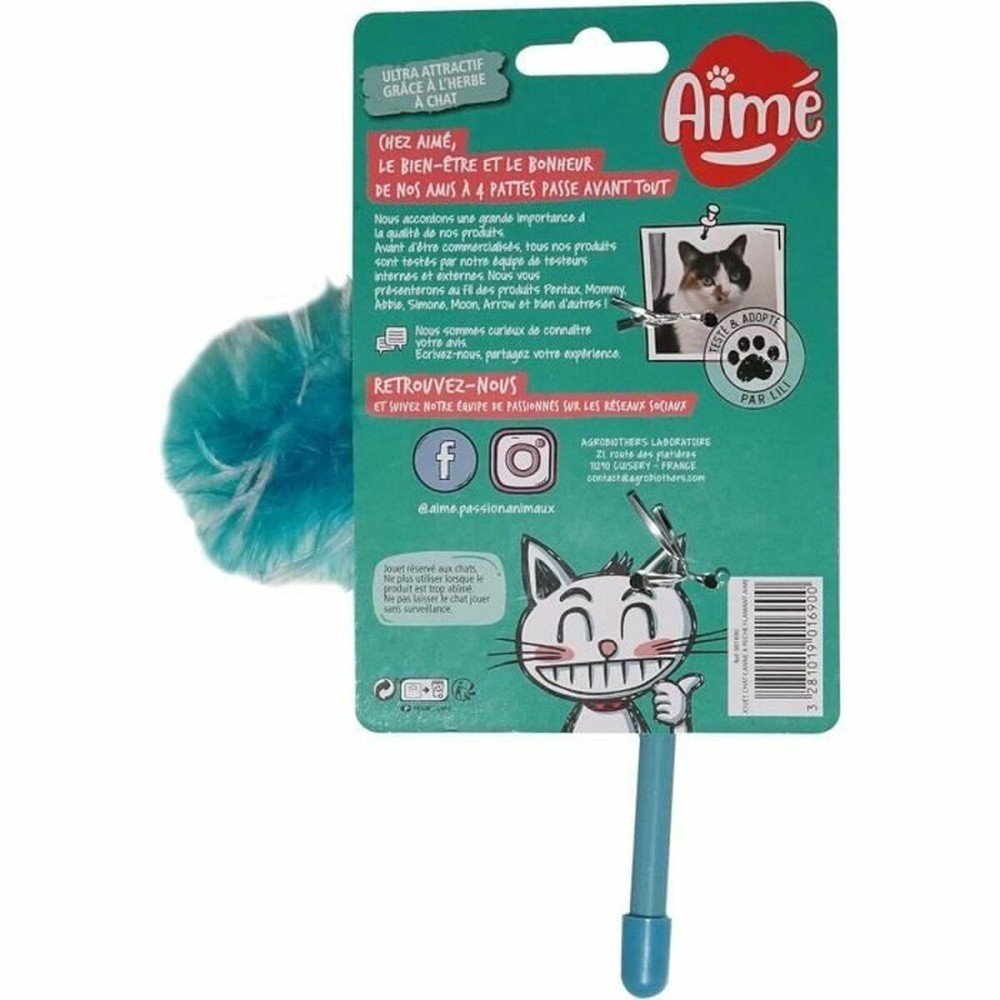 Jouet pour chats Aimé Bleu Plastique