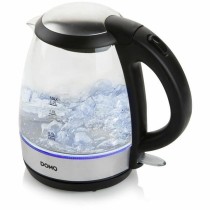 Wasserkocher DOMO DO9218WK Silberfarben Edelstahl Kristall 2200 W 1,2 L