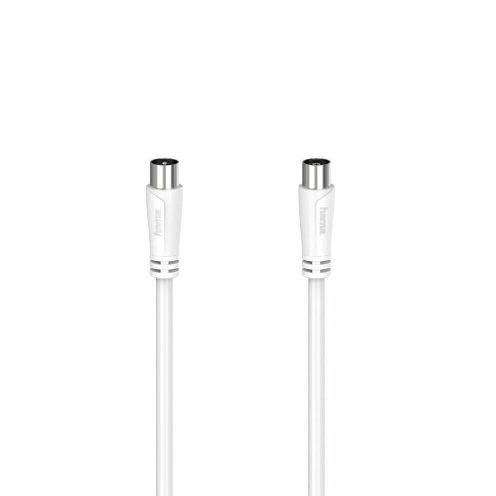 Câble Coaxial Antenne TV Hama 00205047 Blanc 5 m