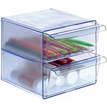 Organisateur Archivo 2000 polystyrène Bleu Plastique 19 x 15 x 15 cm