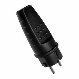 Fiche électrique FNP Noir Aérienne 16 A IP44 Prise EU