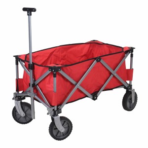 Chariot Multi-usages Outfit Rouge Gris 79 X 107 X 54 CM Métal