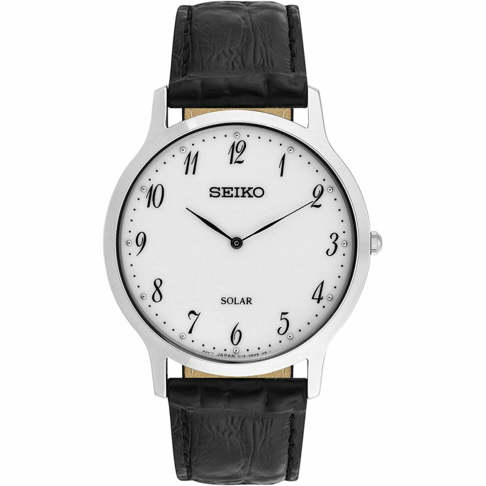 Montre Unisexe Seiko SUP863P1 Blanc Noir