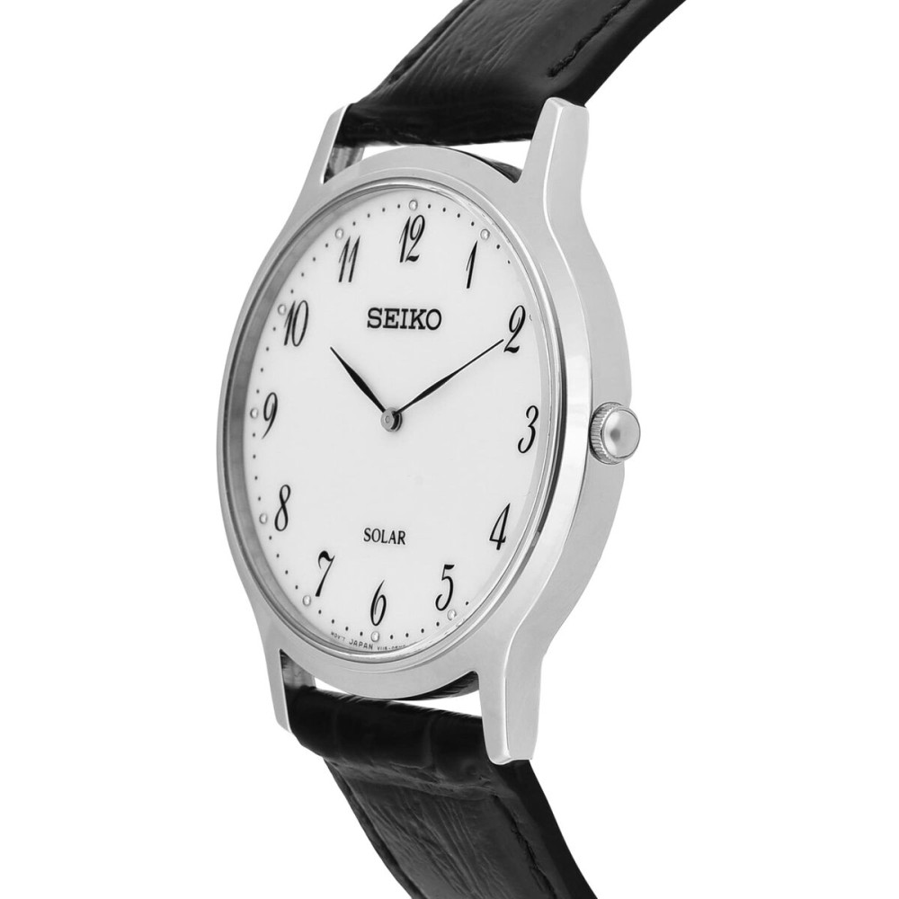 Montre Unisexe Seiko SUP863P1 Blanc Noir