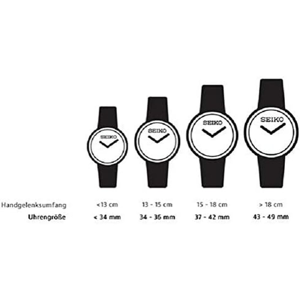 Montre Unisexe Seiko SUP863P1 Blanc Noir