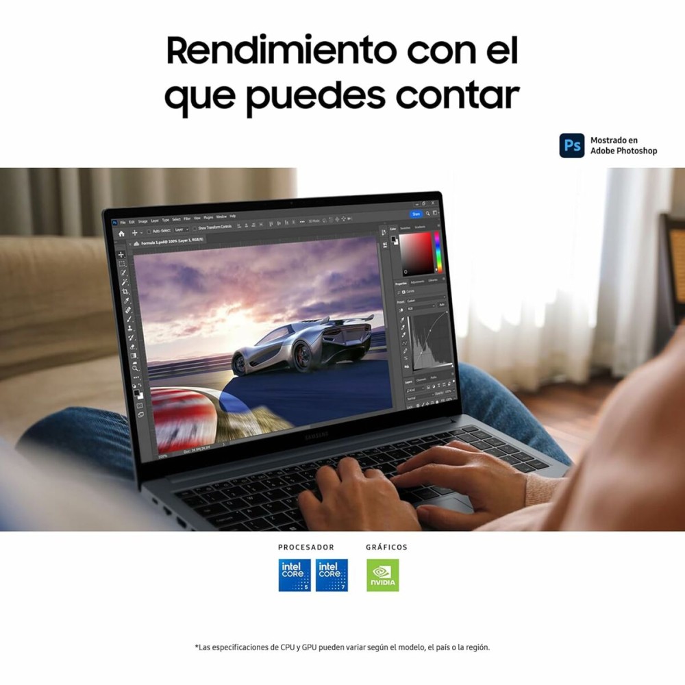 Laptop Samsung NP750XGJ-KG2ES 15" 16 GB RAM 512 GB SSD Spanish Qwerty