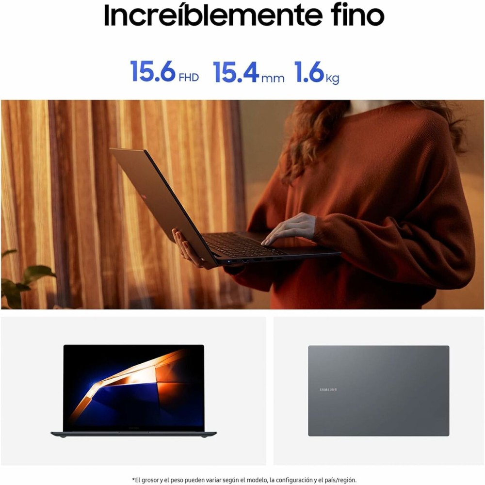 Laptop Samsung NP750XGJ-KG2ES 15" 16 GB RAM 512 GB SSD Spanish Qwerty