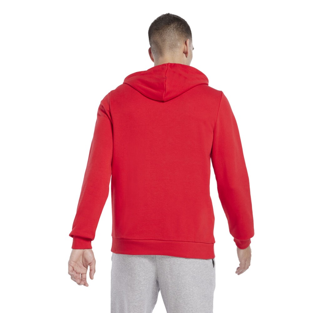 Herren Sweater mit Kapuze Reebok RI FT LEFT CHEST OT HA9276  Rot