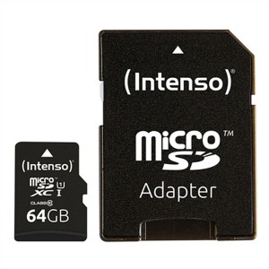 Mikro SD Speicherkarte mit Adapter INTENSO 34234 UHS-I XC Premium