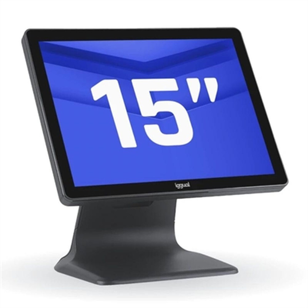 Tout en Un iggual TPV AIO 15" J4125 4GB + 128GB 6USB 15" Intel Celeron J4125 4 GB RAM 128 GB SSD