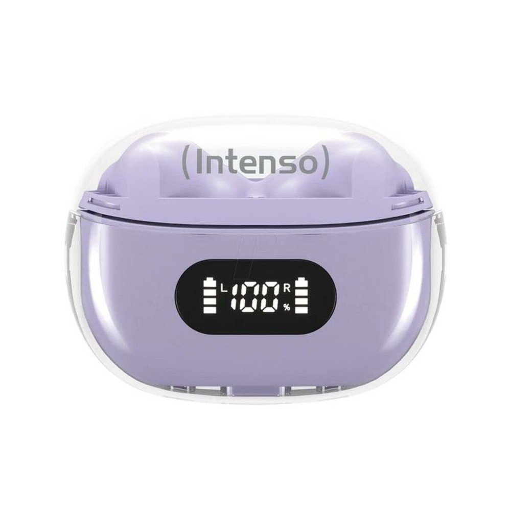 Casques avec Microphone INTENSO Buds Plus Pourpre