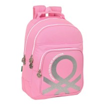 Cartable Benetton Rose (32 x 42 x 15 cm)