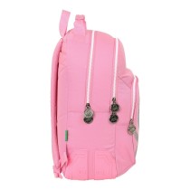 Cartable Benetton Rose (32 x 42 x 15 cm)