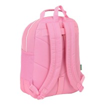 Cartable Benetton Rose (32 x 42 x 15 cm)