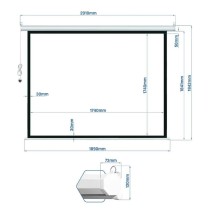 Écran de Projection pour Ordinateur iggual IGG319215