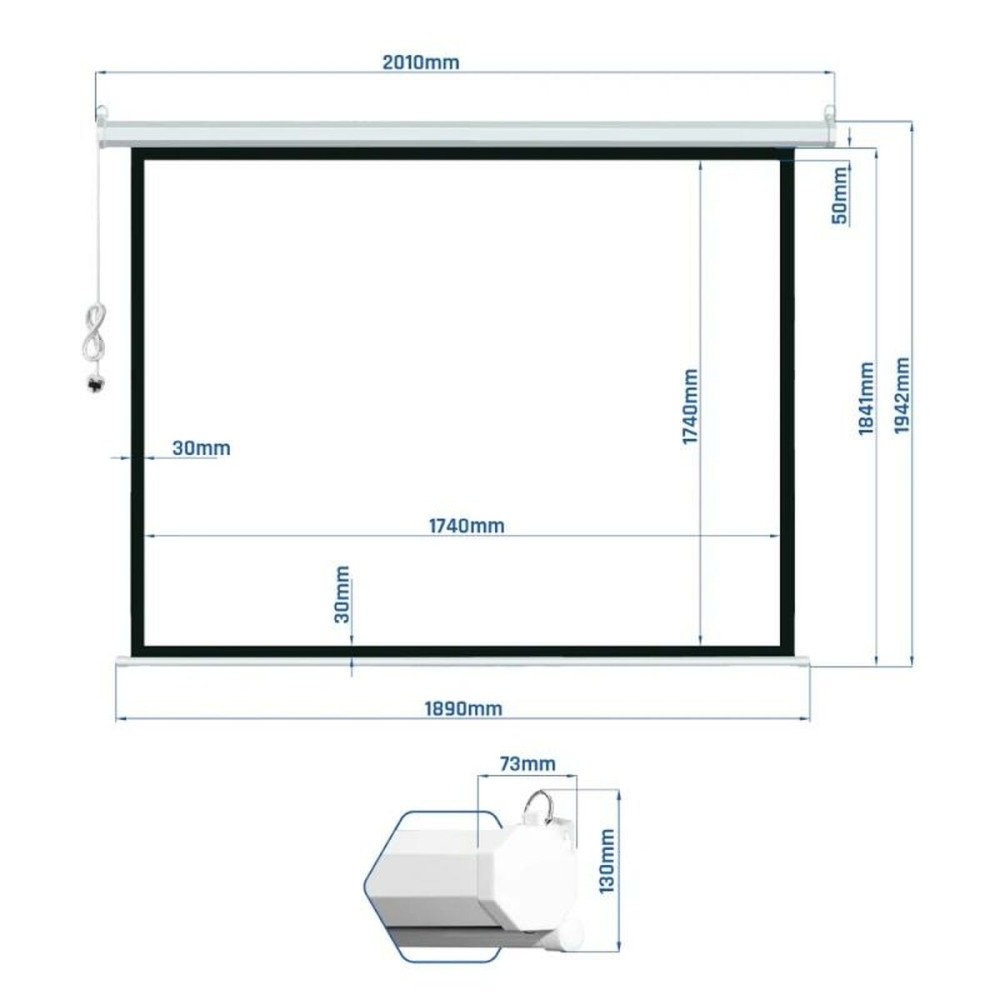 Écran de Projection pour Ordinateur iggual IGG319215