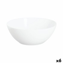 Salatschüssel Luminarc Apy Weiß Glas Ø 21 cm (6 Stück)