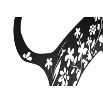 Wall Decoration Home ESPRIT Black Cat 37 x 1,3 x 48 cm (4 Units)