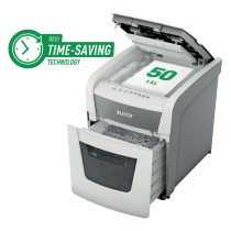 Déchiqueteuse de Papier Leitz IQ Autofeed 50X P4 20 L