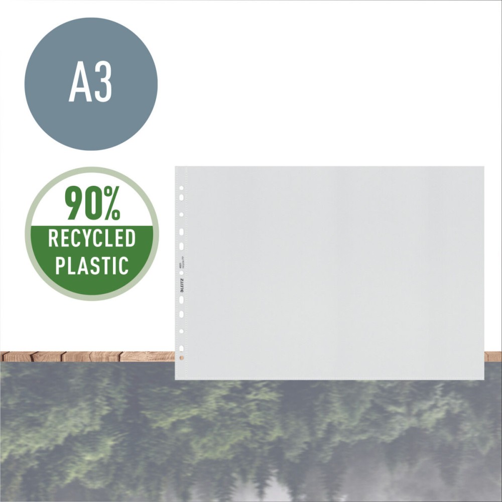 Covers Leitz Transparent A3 Recycled 25 Units