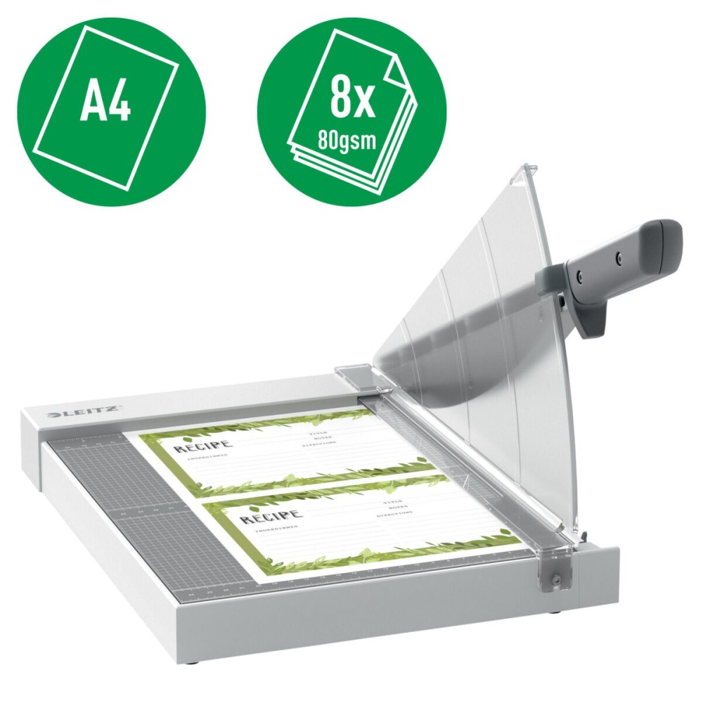 Guillotine Leitz Precision Home A4 Stainless steel Plastic Grey
