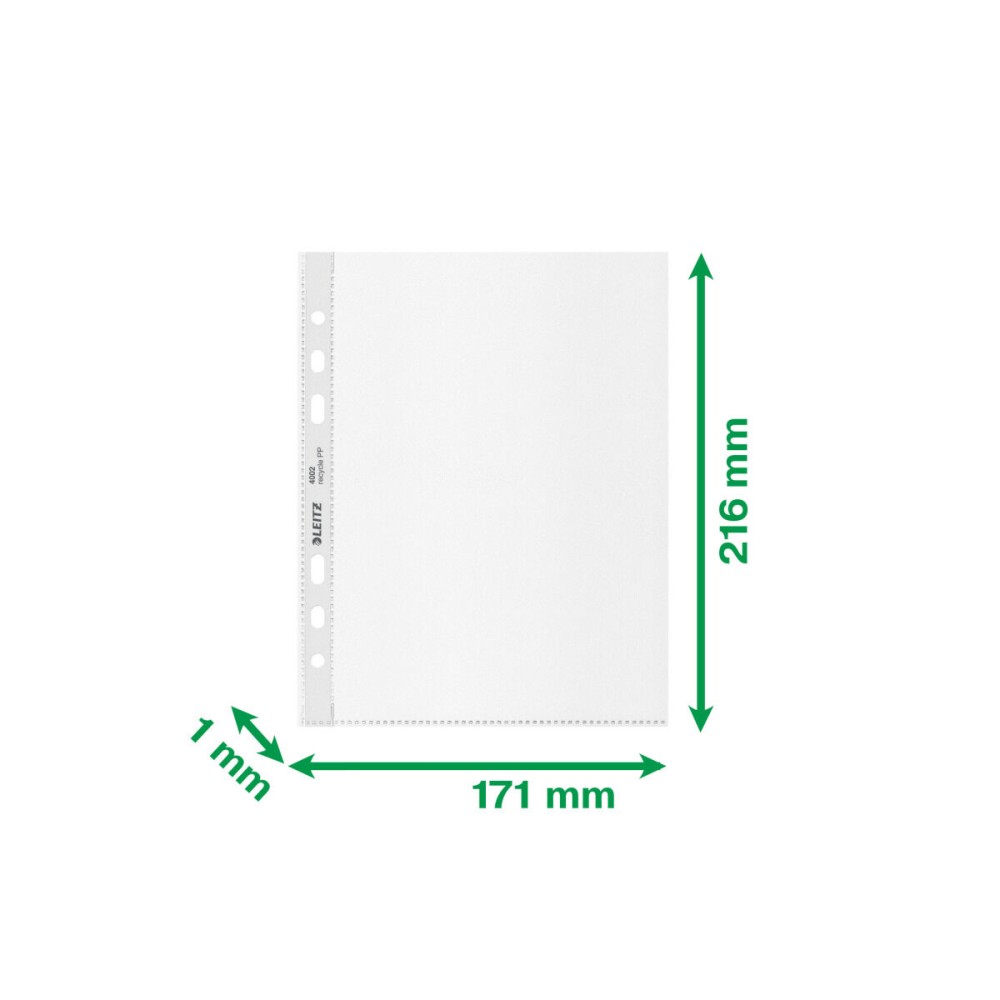 Covers Leitz Black Transparent polypropylene Plastic